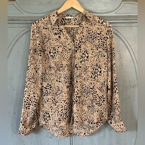 Maurices Blouse Leopard size S